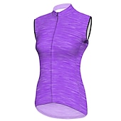 economico Maglie da donna-Per donna Gilet da ciclismo Maglia da Ciclismo Grafico Sfumatura Senza Maniche Bicicletta Gilet / Panciotto Maglia Top con 3 tasche posteriori Mountain Bike MTB Ciclismo su strada Asciugatura Rapida