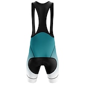 cheap Men's Clothing Sets-Men's Cycling Jersey with Bib Shorts Short Sleeve Mountain Bike MTB Road Bike Cycling Summer Blue White Yellow Geometric Dot Bike 3D Pad Quick Dry Back Pocket Moisture Wicking Breathable Spandex