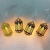 رخيصةأون أضواء زينة رمضان-أضواء رمضان الديكور eid mubarak moon star led string light 3m 20leds ramadan decoration 2023 islam muslim party decor ramadan kareem lights garland on battery or usb
