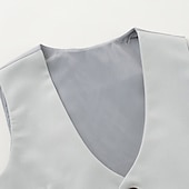 voordelige Jongens formeel pak-4-delig Peuter Jongens Shirt &amp; broek Kleding Effen Kleur Lange mouw Katoen Set School Modieus Aanbiddelijk Lente Herfst 3-7 jaar blauw Grijs Licht Blauw