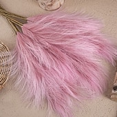 Недорогие Искусственные цветы-искусственные цветы пампасная трава восходящая блестящая трава искусственные цветы трава для свадебных букетов домашняя вечеринка украшения отеля 1 шт.