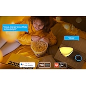 economico Luci intelligenti-Lampada da tavolo portatile LED Smart Light con atmosfere Bluetooth lampada da scrivania intelligente WiFi controllata vocalmente lampada a ritmo musicale Tuya USB