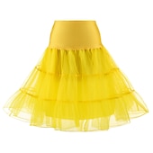 economico gonna sottoveste-Sottoveste da principessa anni &#039;50, gonna a cerchio, tutù sotto la gonna, crinolina, gonna in tulle, costume da donna, vintage, cosplay, festa/serata, ballo di fine anno, gonna corta/minigonna