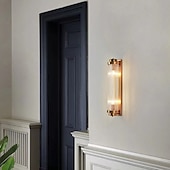 cheap Indoor Wall Lights-LED Wall Sconce Light for Living Room Crystal Art Deco Fixture E14 110-240V Modern Design Lighting Office and Bedroom Use