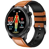 billiga Smarta klockor-iMosi E420 Smart klocka 1.39 tum Smart Klocka Blåtand EKG + PPG Temperaturövervakning Stegräknare Kompatibel med Android iOS Dam Herr Lång standby Vattentät Mediakontroll IP68 46mm klockfodral