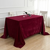 abordables Nappes-nappe en velours nappe noire de ferme nappe de printemps ronde couverture de table en tissu d&#039;extérieur rectangle ovale pour pique-nique, mariage, salle à manger, Pâques, cuisine