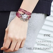abordables Montres à quartz-Montre Montres à quartz pour Femme Analogique Quartz Mode mode Luxe Décontractées bling Strass bracelet Alliage Cuir PU