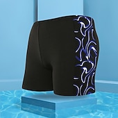 abordables maillot de bain boxer homme-Homme Maillot de bain Surf Boardshort short de bain Short de bain Imprimer Lettre Requin 3D Respirable Séchage rapide Vacances Plage Piscine Sexy Elastique 2 7 Taille basse Elastique