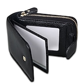 economico Portacartone RFID-Portafoglio con portacarte RFID in vera pelle con 16 scomparti per carte portadocumenti per patente di guida e portacarte di credito con chiusura magnetica scomparto singolo per donne e uomini