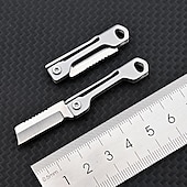 billiga Handverktyg-kapselminikniv, multifunktionella edc-verktyg, bärbar fickkniv för nyckelring, kedjedekor för utomhusbruk, överlevnad, öppna burkar, skal, frukt och fantastiska presenter till familj och vänner