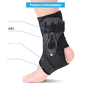 baratos Ligas e Suportes-1 peça de suporte de tornozelo respirável manga de neoprene envoltório ajustável