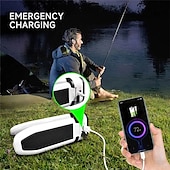 ieftine Lumini și felinare de camping-lumini de camping solare în aer liber 60 LED bec reîncărcabil usb lampă portabilă pliabilă tabără pentru cort drumeții picnic lampă lanternă de urgență