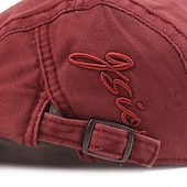 abordables Sombreros de hombre-Hombre Gorra Plana Negro Rojo Algodón Moda Ropa de calle Elegante Moda de los años 20 Exterior Diario Noche Plano Templado