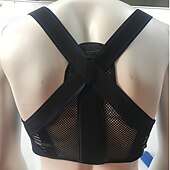 זול משענות-1 יחידה מתקן תנוחת סד גב לנשים ומתקן תנוחת מיישר גב מתכוונן לגברים או תמיכה קלת משקל ונושם לגב ושיכוך כאבי גב בכתף צוואר.
