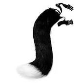 preiswerte Haarstyling-Zubehör-Kunstfell Fuchs Kostüm Katzenschwanz Cosplay Karneval Weihnachtsfeier Kostüm Einheitsgröße