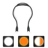 cheap Reading Lights-LED Neck Reading Lights Book Lights Flexible Handsfree Hug Reading Lamp Novelty Led Night Light Flashlight