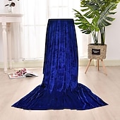 abordables Nappes-nappe en velours nappe noire de ferme nappe de printemps ronde couverture de table en tissu d&#039;extérieur rectangle ovale pour pique-nique, mariage, salle à manger, Pâques, cuisine