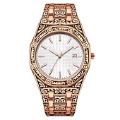 Χαμηλού Κόστους Ρολόγια Quartz-Ανδρικό Ρολόι Quartz Ρολόι Χεριού Ημερολόγιο Μεγάλη Κρόσσα Υδατοστεγές Ρολόι Αλουμινίου Δώρα για Ημέρα του Πατέρα
