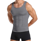 economico Maglie da uomo-Per uomo Gilet d&#039;allenamento Gilet snellente da allenamento a maglia calda Modellatore del corpo Controllo addominale Perdita di peso Allenamento addominali Per Allenamento in Palestra Allenamento
