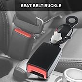 cheap Car Seat Covers-2PCs Car Seat Belt Lock Universal Auto Car Safety Seat Lock Camlock Car Seat Belt Buckle Socket Plug Connector Car Accessories Replacement Part