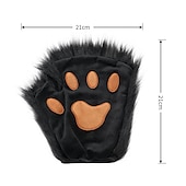 cheap Hair Styling Accessories-Fox Tail Clip Cat Ears Wolf Paws Gloves Cosplay Costume Carnival Fancy Party Costume Accessories