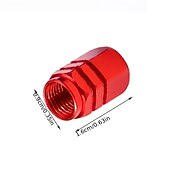 abordables Herramientas de reparación de coches-Starfire, 4 Uds., tapas de válvula de neumático de coche, tapas de válvula de rueda de coche de aleación de aluminio, tapas de válvula de neumático a prueba de polvo, motocicleta, camión, bicicleta