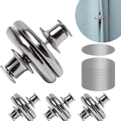 economico Articoli per la casa-3 paia clip magnetica per bottoni per tende fibbia magnetica staccabile per pulsante di prevenzione delle perdite di luce della tenda fibbia senza punzonatura decorazioni per la casa