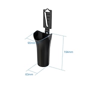 abordables Rangements pour voiture-porte-parapluie de voiture poubelle suspendue poubelle de camion boîte de rangement seau de parapluie multifonction monté sur véhicule housse de parapluie pliante montée sur véhicule porte-gobelet
