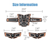 levne Masáž celého těla-abs svalový stimulátor ab stroj přenosný břišní tonizační pás home office fitness workout equipment for břicho