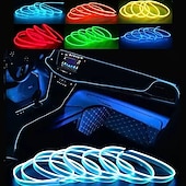 olcso Neon LED-es világítás-9,8 láb 3 m autó lámpa 12 V led hideg lámpák rugalmas el neon huzal automatikus lámpák az autón hideg fénycsíkok vonal belső dekorációs csíkok lámpák lámpák rugalmas neon