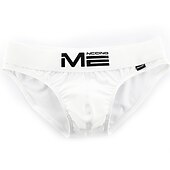 abordables Slips homme-Homme 3 pièces / paquet Slips Slip 95% coton Lavable Confortable Lettre Taille Basse Jaune Bleu Océan