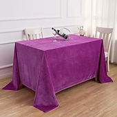 abordables Nappes-nappe en velours nappe noire de ferme nappe de printemps ronde couverture de table en tissu d&#039;extérieur rectangle ovale pour pique-nique, mariage, salle à manger, Pâques, cuisine