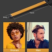 abordables Rasage et épilation-Petit fer plat pour les bords crayon fer à lisser pour cheveux courts et cheveux longs 3/10 pouces petit fer plat avec réglages de température réglables et double tension avec des gants résistants à