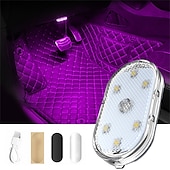 economico Luci decorative-mini led per auto luce d&#039;atmosfera per interni usb ricaricabile magnetica wireless touch light luce di lettura per tetto accessori per interni auto
