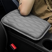 abordables Appuie-tête pour voiture-Housse de protection universelle étanche pour accoudoir de console centrale pour SUV camion voiture – Housse de siège douce et protectrice