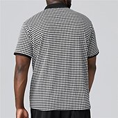 ieftine polo pentru bărbați mărimea plus-Bărbați Mărime Plus Tricou POLO Mare si inalt Plisat Răsfrânt Buton Manșon scurt Primavara vara Sport Modă Șic Stradă Designer În aer liber Stradă Topuri