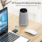 Недорогие Кабели-2 в 1 usb bluetooth 5,0 ключ-адаптер приемник передатчик стерео беспроводной аудио адаптер usb 3,5 мм для настольных ПК наушники