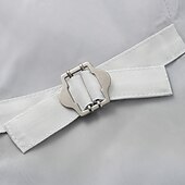 voordelige Jongens formeel pak-4-delig Peuter Jongens Shirt &amp; broek Kleding Effen Kleur Lange mouw Katoen Set School Modieus Aanbiddelijk Lente Herfst 3-7 jaar blauw Grijs Licht Blauw
