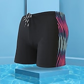 abordables maillot de bain boxer homme-Homme Maillot de bain Surf Boardshort short de bain Short de bain Imprimer Lettre Requin 3D Respirable Séchage rapide Vacances Plage Piscine Sexy Elastique 2 7 Taille basse Elastique