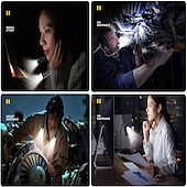 cheap Reading Lights-LED Neck Reading Lights Book Lights Flexible Handsfree Hug Reading Lamp Novelty Led Night Light Flashlight