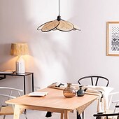 olcso Függőfények-rattan szőtt csillár retro lámpatest nappali étkező erkély bejárat boho lakberendezési lámpa