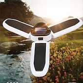ieftine Lumini și felinare de camping-lumini de camping solare în aer liber 60 LED bec reîncărcabil usb lampă portabilă pliabilă tabără pentru cort drumeții picnic lampă lanternă de urgență