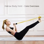 cheap Yoga Gear-Pedal Resistance Band Sit-up Pull Rope Natural Latex Bodybuilding Expander 27.0*15.0*9.0 cm Sports Latex Home Workout Gym Pilates Strength Training Muscular Bodyweight Training Physical Therapy