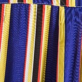 voordelige heren overhemd met knopen-Voor heren Overhemd Zomer overhemd Normaal shirt Overhemd met knopen Gestreepte shirts Geel Blauw Rood Donkerblauw Korte mouw Gestreept Band Kraag Vakantie Straat Afdrukken Kleding 100% katoen
