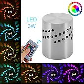 お買い得  リングライト-調光可能な色のグラデーションモダンな北欧スタイルのLEDウォールライトアルミニウム合金ウォールライト90-264v3 w
