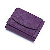 preiswerte Kartenhalter und Etuis-Echte Leder Damen Geldbörsen und Taschen Mode kleine Brieftasche mit mini Münzfach RFID-blockierende Geldbörse