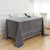 abordables Nappes-nappe en velours nappe noire de ferme nappe de printemps ronde couverture de table en tissu d&#039;extérieur rectangle ovale pour pique-nique, mariage, salle à manger, Pâques, cuisine