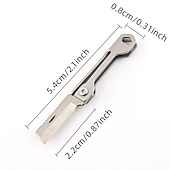 billiga Handverktyg-kapselminikniv, multifunktionella edc-verktyg, bärbar fickkniv för nyckelring, kedjedekor för utomhusbruk, överlevnad, öppna burkar, skal, frukt och fantastiska presenter till familj och vänner