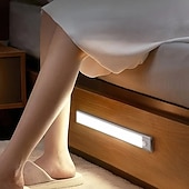 זול אור ארון-תאורת לילה led חיישן תנועה usb נטענת דק במיוחד ארון מטבח מנורת pir חיישן תנועה מנורת לילה אלחוטית מנורת לילה חדר שינה מסדרון מסדרון תאורת מעונות