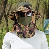 tanie Nakrycia głowy do użytku zewnętrznego-Kapelusz Kapelusz rybacki Kapelusz wędkarski Kapelusz Wodoodporny Przenośny Ochrona przeciwsłoneczna UV Jesień Męskie Damskie Wędkarstwo Działanie